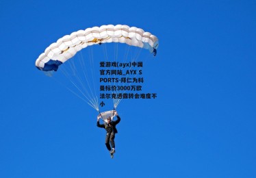 爱游戏(ayx)中国官方网站_AYX SPORTS-拜仁为科曼标价3000万欧 法尔克透露转会难度不小